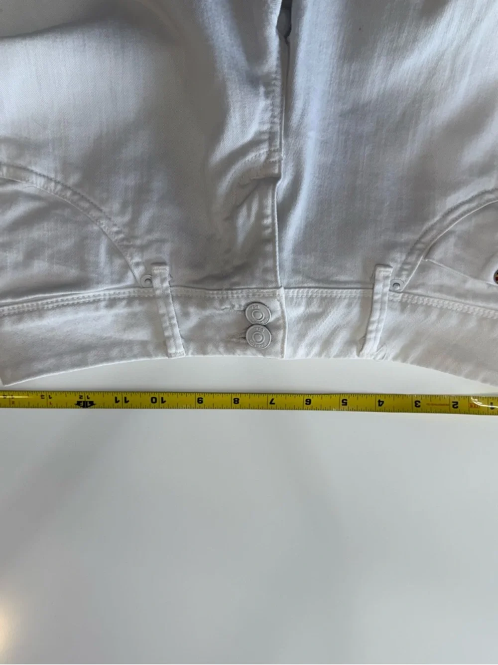 Hudson Jeans White Straight-Leg Women’s Jeans RN#107906 size 26 - Picture 7 of 10